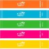 imageFit Simplify 10 Inch Resistance Loop Exercise Bands Set of 5 Assorted Colors
