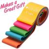 imageFit Simplify 10 Inch Resistance Loop Exercise Bands Set of 5 Assorted Colors