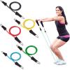 imageFit Simplify Resistance Loop Exercise Bands and Tube Bands with Handles Ankle Straps and Door Anchor