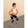 imageFit Simplify Resistance Loop Exercise Bands with Instruction Guide and Carry Bag Set of 5Pastel