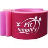 imageFit Simplify Resistance Loop Exercise Bands with Instruction Guide and Carry Bag Set of 5Pink