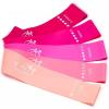 imageFit Simplify Resistance Loop Exercise Bands with Instruction Guide and Carry Bag Set of 5Pink