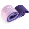 imageFit Simplify Resistance Loop Exercise Bands with Instruction Guide and Carry Bag Set of 5Purple