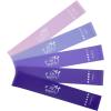imageFit Simplify Resistance Loop Exercise Bands with Instruction Guide and Carry Bag Set of 5Purple