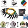 imageFit Simplify Resistance Tube Bands 12 Piece Set with Instruction Booklet