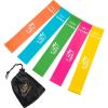 imageFit Simplify 10 Inch Resistance Loop Exercise Bands Set of 5 Assorted Colors