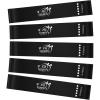 imageFit Simplify Resistance Loop Exercise Fitness Bands with Instruction Guide and Carry Bag Set of 5Black