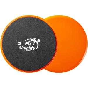 imageFit Simplify Core Sliders Abdominal Exerciser with Instruction Guide and Carry Bag