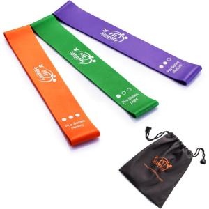 imageFit Simplify Pro Series Resistance Loop Exercise Bands Set of 3