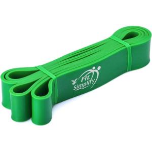 imageFit Simplify Pull Up Assist Resistance Bands for Fitness Physical Therapy Stretching Mobility and ExerciseGreen